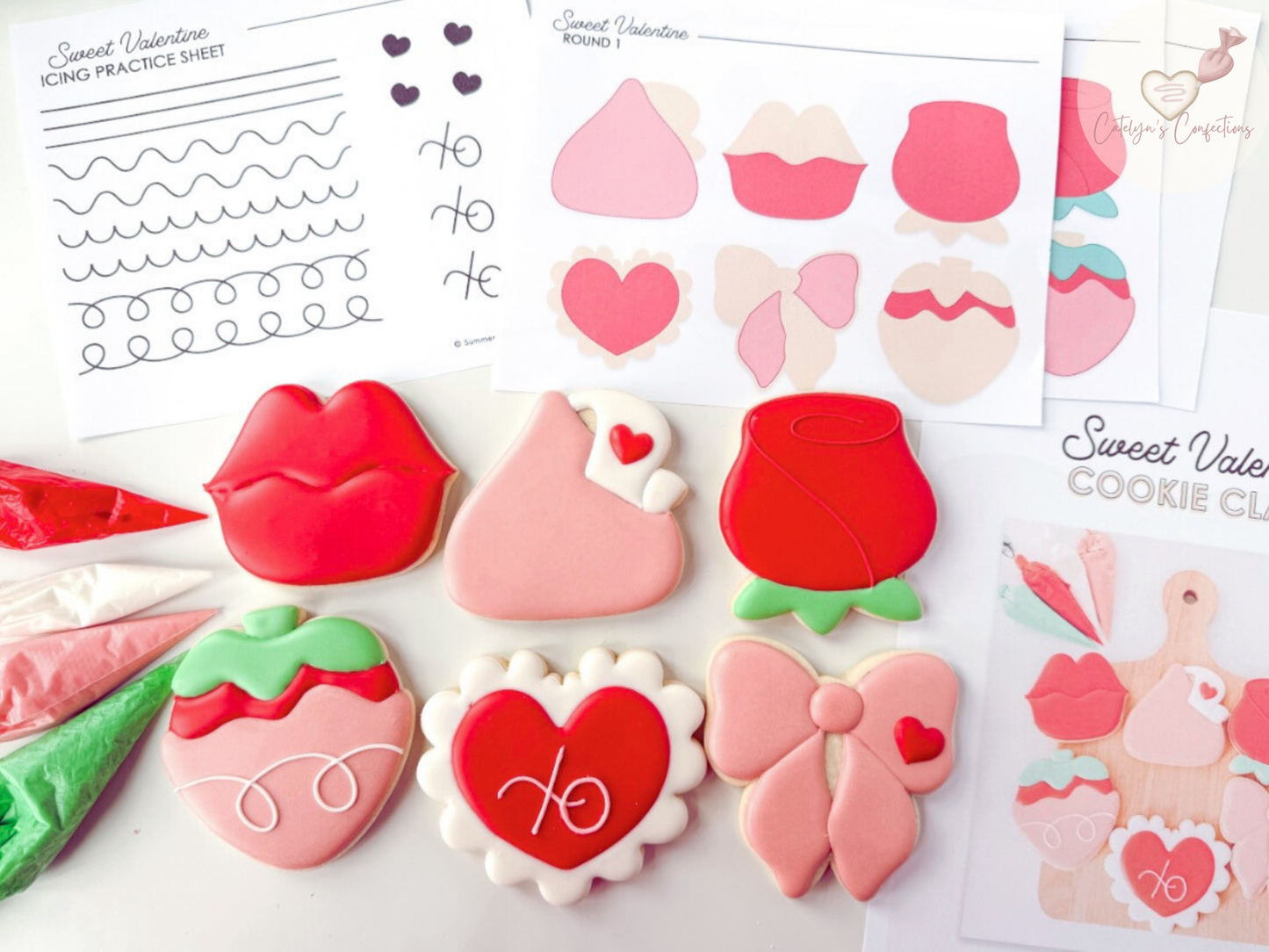 Love Struck Sugar Cookie Decorating Class x Lat 65 Brewing