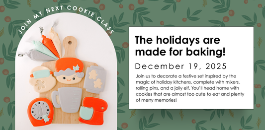 Holiday Baking Sugar Cookie Decorating Class x Forever Linked